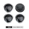 60/61/68/69mm Audi Car Wheel Center Cap Emblem Hub Covers Badge For Audi A8 A5 A6 C5 C6 C7 A7 A3 A4 B5 B6 B7 B8 B9 Q3 Q5 Q7 TT