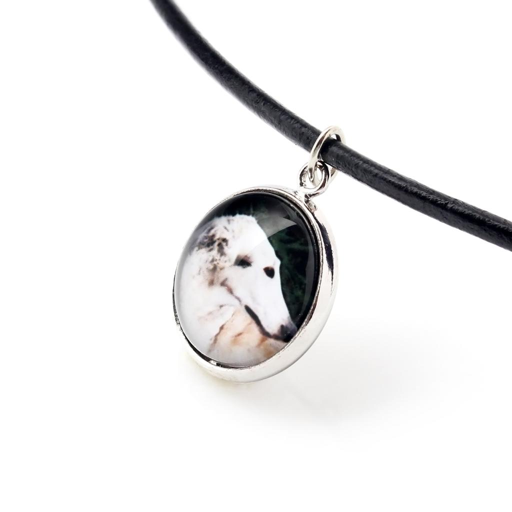 Borzoi, Russian Hunting Sighthound, Russian Wolfhound – Necklace pendant with your photo, handmade | Art-Dog
