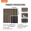 Interlocking Deck Tiles Plastic Wood 27 Pack 12"x12" Waterproof for Porch