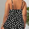 Europese en Amerikaanse stijl stippen bretels badpak dames nekband split bikini zomer strand warmwaterbron badpak