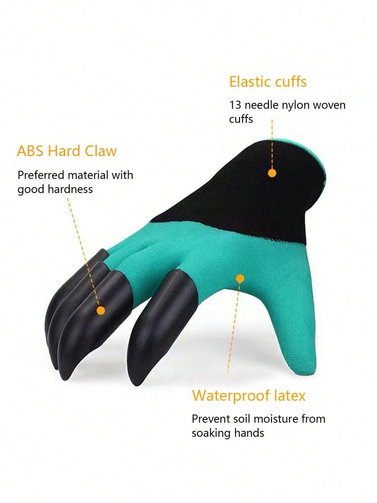 A pair of outdoor digging gloves, gardening and weeding gloves, wear-resistant and anti slip labor protection gloves, outdoor to
