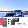 Heater Duct Connector - Outlet Exhaust Connector, Air Duct Pipe Elbow Outlet Connector |