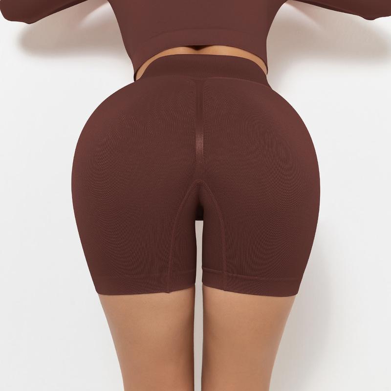 Jóga Krátké Dámské Bezešvé Fitness Kalhoty Vysoký Pas Gym Scanties Sportovní oblečení Cvičení Běh Breechcloth