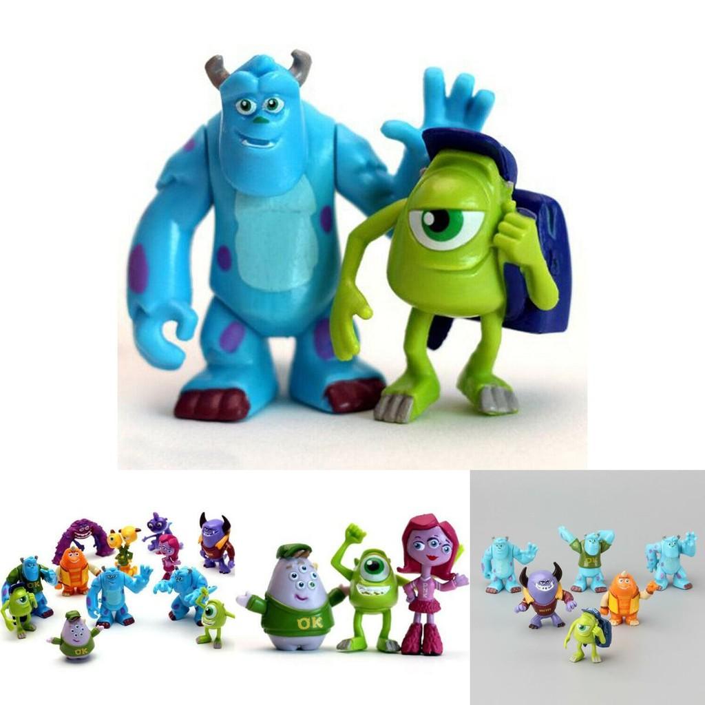 Engaging 12 Pcs Monsters University Sully Mike Anime Figurine Set For Tiny Hands And Imagination