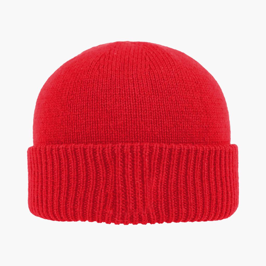 [Spot] Hot-selling imitation cashmere Australian wool yarn flanged knitted hat in autumn and winter Outdoor trendy fashion multi-color cold hat