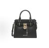 Nieuw Hamilton Letter Logo Lock Sleutel Accessoire Leer Schouder Crossbody Tote Tas Dames Handtassen Zwart 35T1GHMS1L-BLACK