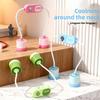 Outdoor Simple Neck-mounted Three-speed Adjustable Lazy Person's Small Fan, Children's Portable Folding Rechargeable Sports Cooling Fan
