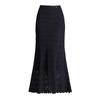 Women's Elegant High Waist Lace Fishtail Midi Skirt - Spring 2026