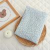 135X100Cm Soft Willow Leaf White Shadow Baby Cotton Double Layer Gauze Warm Crepe Fabric Children's Pajamas Sewing Cloth