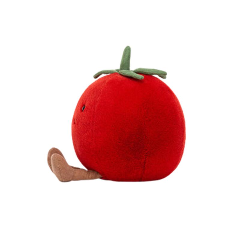 Jellycat Fun Food Series Tomato Soothing Red Doll Plush Doll 17cm High