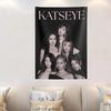 1 Stück Katseye Poster Wanddekoration Wandteppich KPOP Fan Geschenk Universitätswohnheim Schlafzimmer Wanddekoration Langlebige Fahne