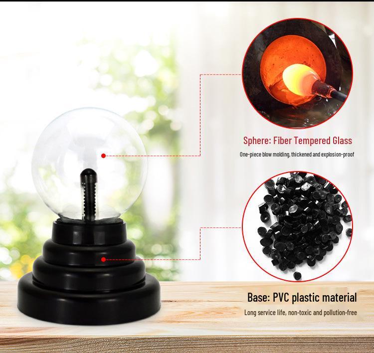 Children's Day Gift: Boy's Magic Plasma Crystal Ball - Electrostatic Induction Technology Ornament