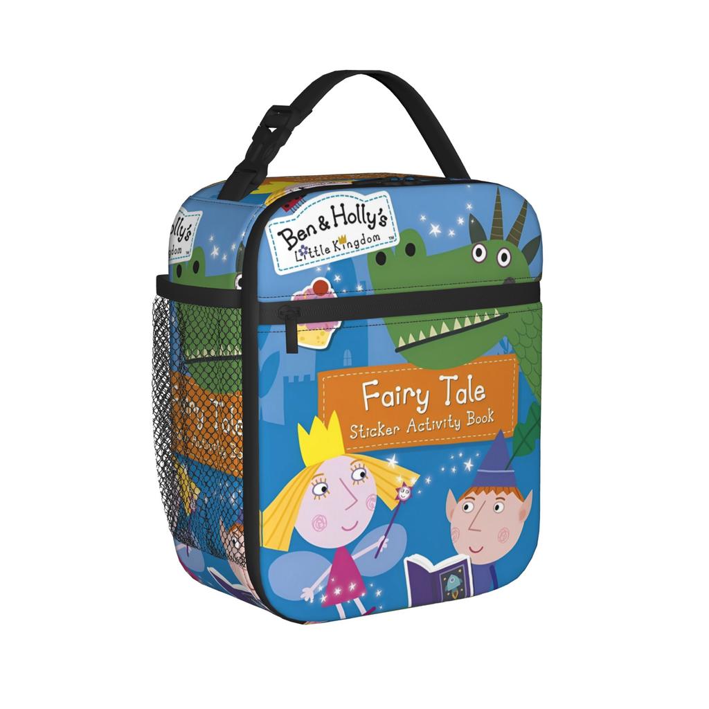 Ben e Holly Piccolo Regno Borse Pranzo Termiche Borsa Termica Riutilizzabile, Contenitore Pasto Grande Borsa Tote Pranzo Borsa per Conservazione Cibo