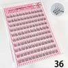 False Eyelashes Self-adhesive Black 11-13mm Reusable DIY Extensions for Fuller Lash Look at Home