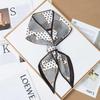 New Double-Layer Polka Dot Silk Scarf: Versatile Spring/Summer Accessory