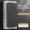 Leather Case for Samsung Galaxy S24+ Ultra Plus S23+ S22+ S21+ S20+ Ultra Plus FE Note 20 Ultra Car Magnetic Holder Phone Cover