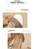 2025 Women's Plus Size Summer Peep-Toe Chunky Heel Sandals - Classic Single Strap Open-Toe Mid-Heel