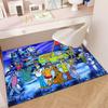 Halloween cartoon comedy adventure movie Scooby-Doo carpet is suitable for living room and bedroom doormats office balcony decorative carpet V5