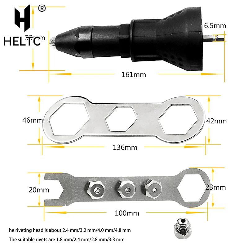 Elektrische Nietmutterzange Nietwerkzeug Motorrad Reparaturwerkzeugsatz Nietpistole Umbaukopf Elektrische Nietpistole Adapter Zubehör