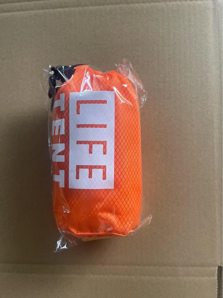 Outdoor Camping Portable Aluminum Foil Triangle Tent & First Aid Warm Sleep Blanket Raincoat