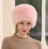 Autumn and winter furry basin hat versatile, warmth and cold protection, thick big head circumference for face enhancement, small plush bucket hat