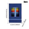 8Pcs Braided Non-Slip Hair Ties, Soft Scrunchies No Pull Ponytail Holders, Elastic Hair Bands for Women Gym Sports Curly Hair