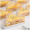 Triangular Transparent Sandwich & Toast Container Set