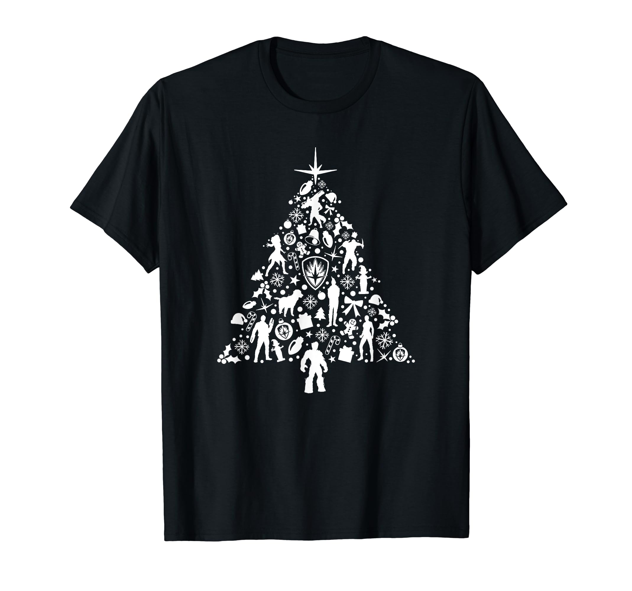 

Marvel Guardians of the Galaxy Holiday Special Group Tree T-Shirt