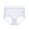 Fashionable Women's Ice Silk Underwear Comfortable Breathable Summer Thin High Waist Plus Size Women's Triangle Panties