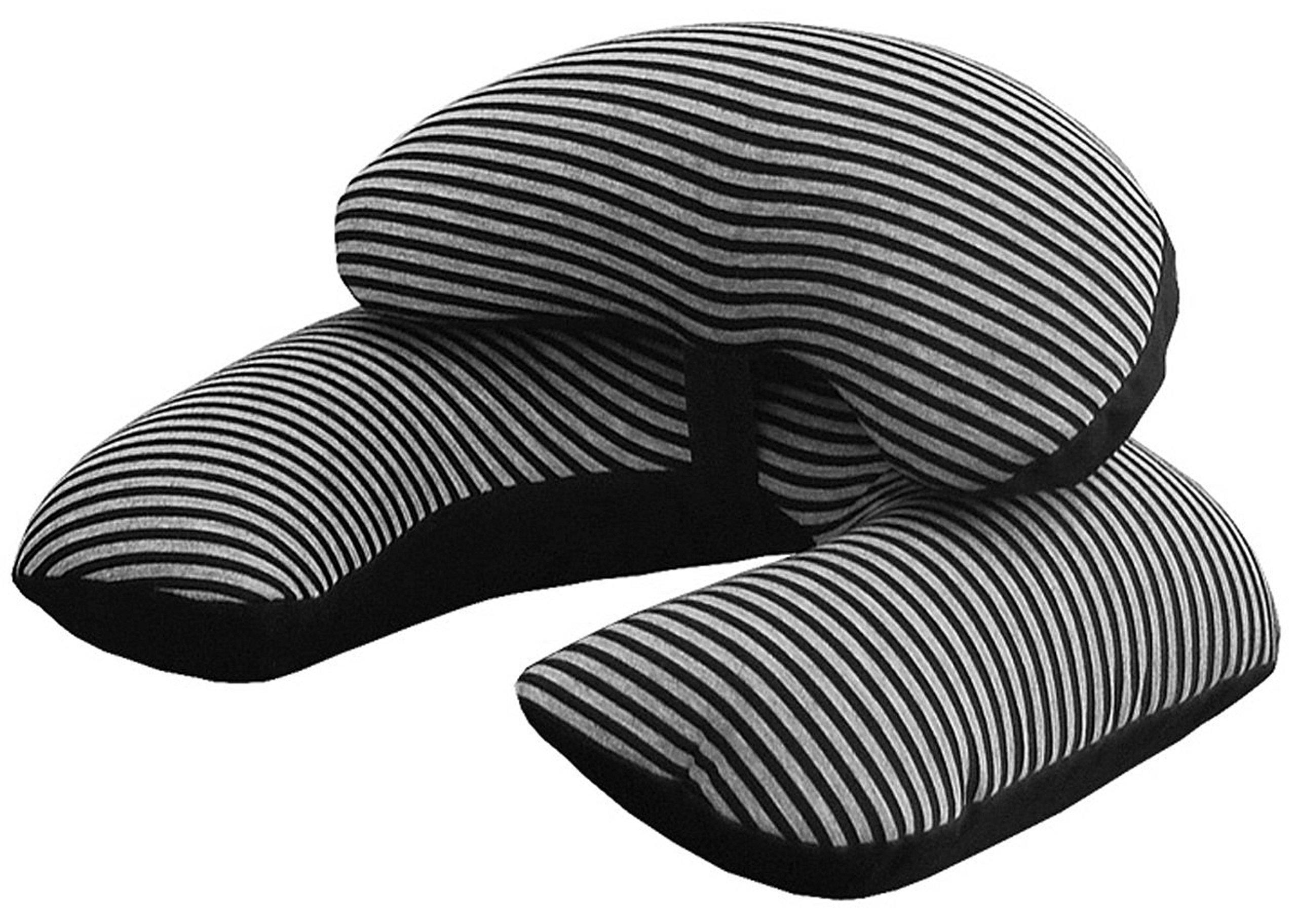 

Travel Cushion Border Cloud Black 3866