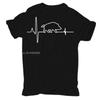 Funny Wild Boar Heartbeat Happy Huntings Design Cotton Tshirt New Oversized T-shirt O-Neck Casual Oversized T-shirtunisexClothing