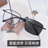 Sven Gold Wire Glasses Men'S Face Small Metal Thin Frame Color-Changing Flat Glasses High Value Myopia Glasses Frame