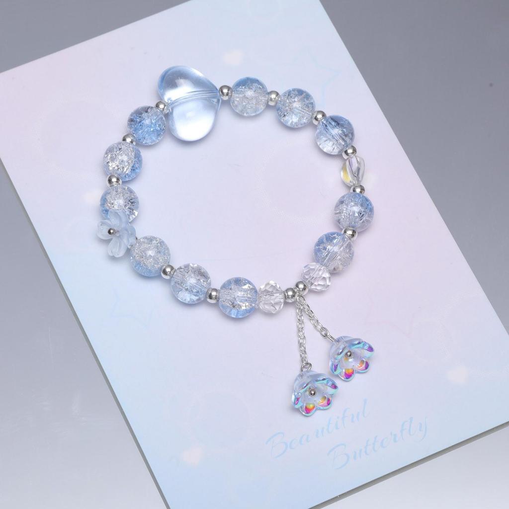 Mori Style Starry Sky Crystal Butterfly Bracelet - Elegant, Versatile Fairy Design for Women and Best Friends