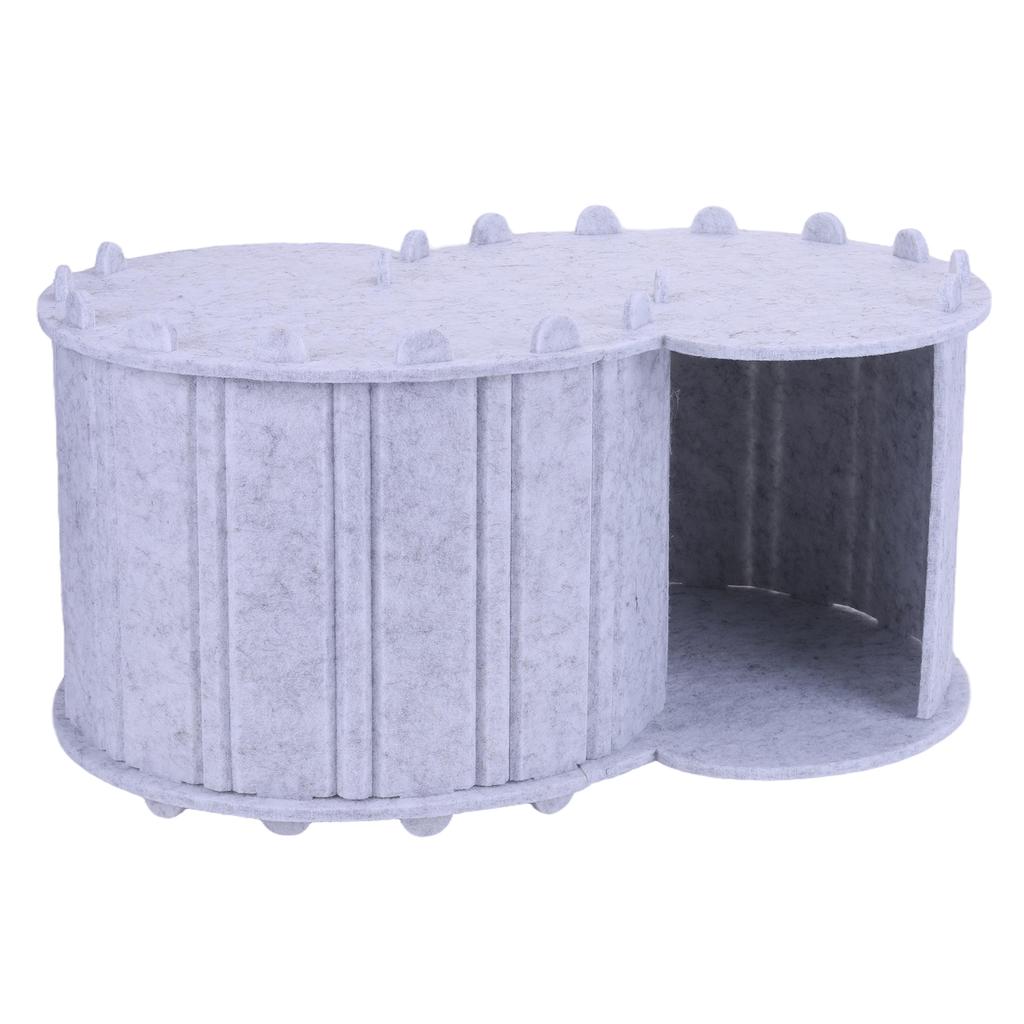 Cat Tunnel Bed Detachable Peekaboo Cat Cave Semi-enclosed Cat Bed for Cats & Kittens