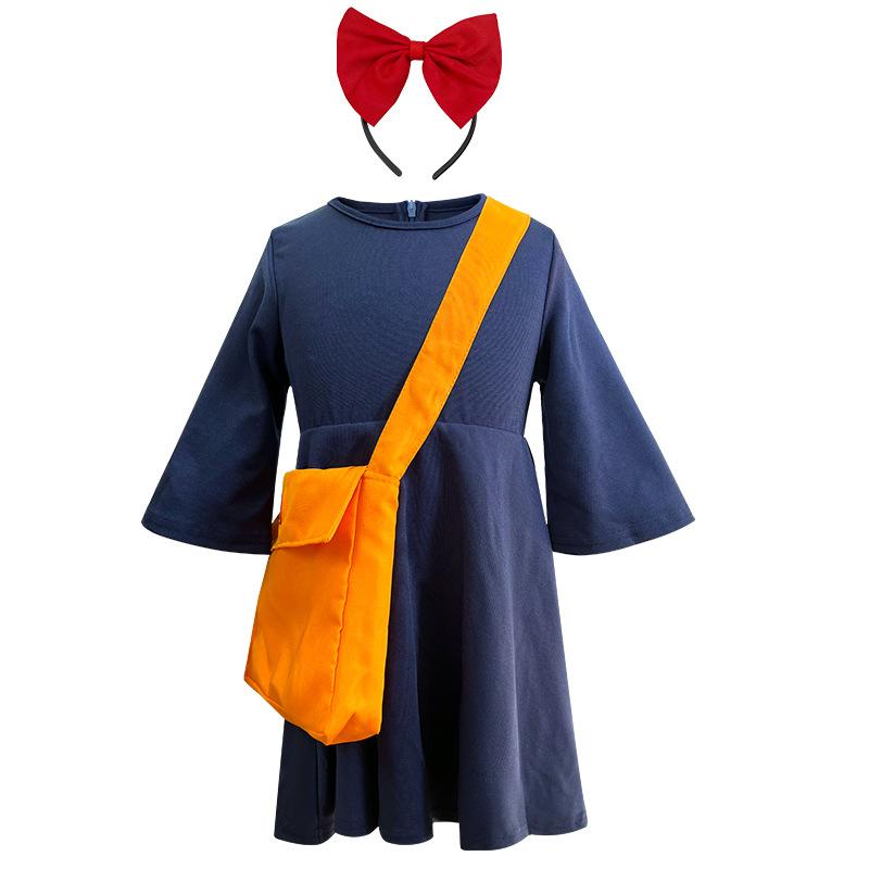 Costume cosplay di Halloween set completo cosplay cosplay anime casa della strega little rush Kiki vestito completo