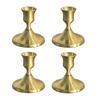 Vintage Iron Candlestick Metal Gold Silver Taper Candle Holder Valentine's Day Candle Stick Xmas Party Wedding Table Decoration