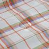 Muji-Style Breathable White Grid Summer Quilt