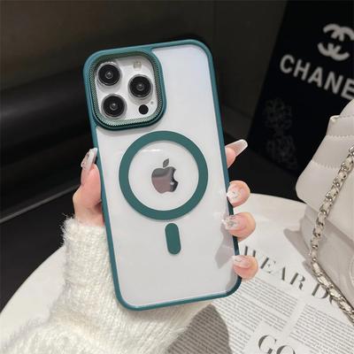 Průhledný kryt na telefon pro iPhone 14 Pro Kryt pro iPhone 11 13 12 15 Pro Max Plus Nárazuvzdorný Měkký Nárazník Pro Bezdrátové Nabíjení Magsafe