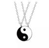 Alloy Tai Chi Bagua Hand-Woven Couple Bracelet Set
