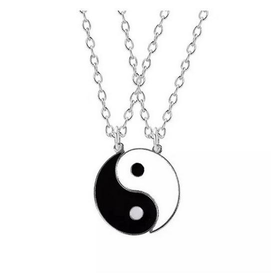Alloy Tai Chi Bagua Hand-Woven Couple Bracelet Set