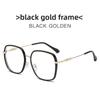 Modern Blue Light Blocking Glasses With Geometric Full Frame For Men And Women