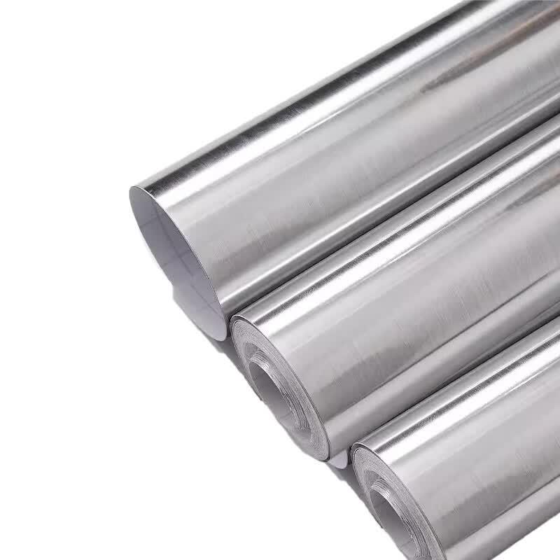 Self-Adhesive Brushed Silver Stainless Steel Effect Film