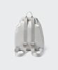 Musinsa Standard Woman Shiny Flap Mini Backpack [Silver]
