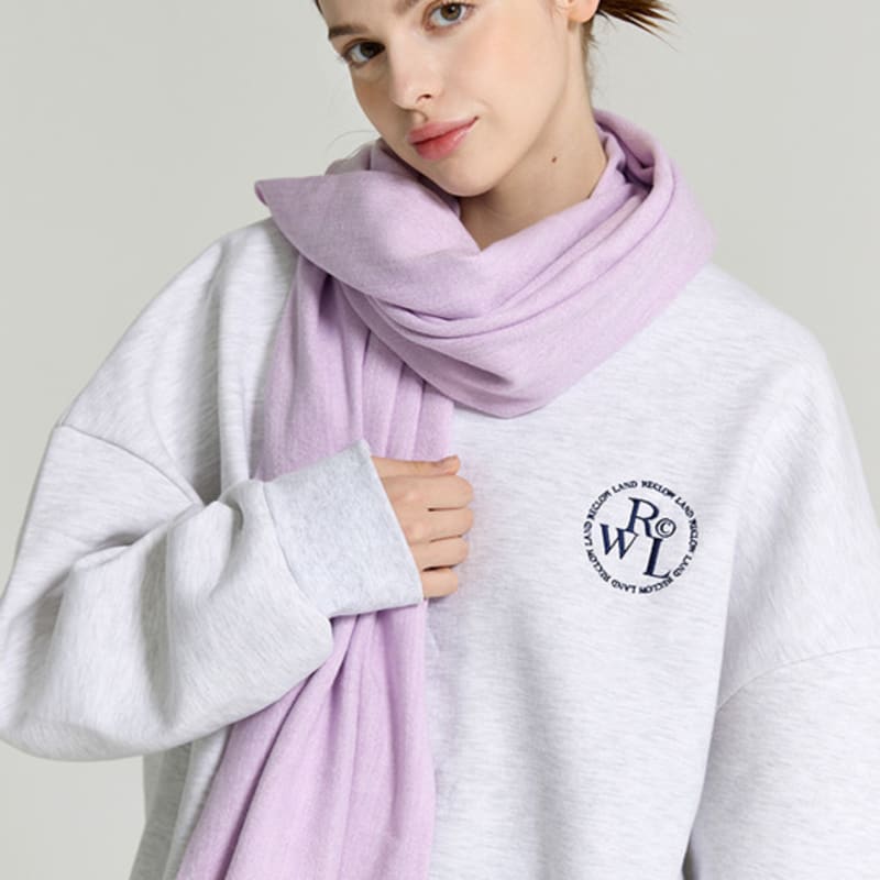 

RECLOW RECLOW Soft Plain Muffler Purple Not selected