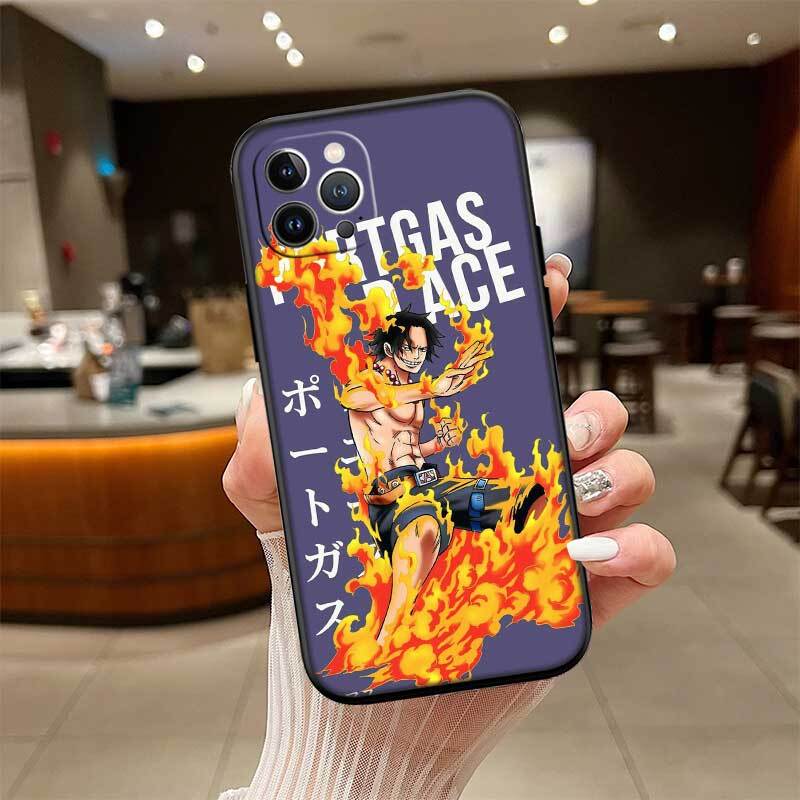 One Piece ACE Phone Case for Samsung S20 S21 S21S S22 S23 S24 FE Ultra Plus Lite F06 F16 M06 M16 M56 A07 A17 A36 A37 A55 A57