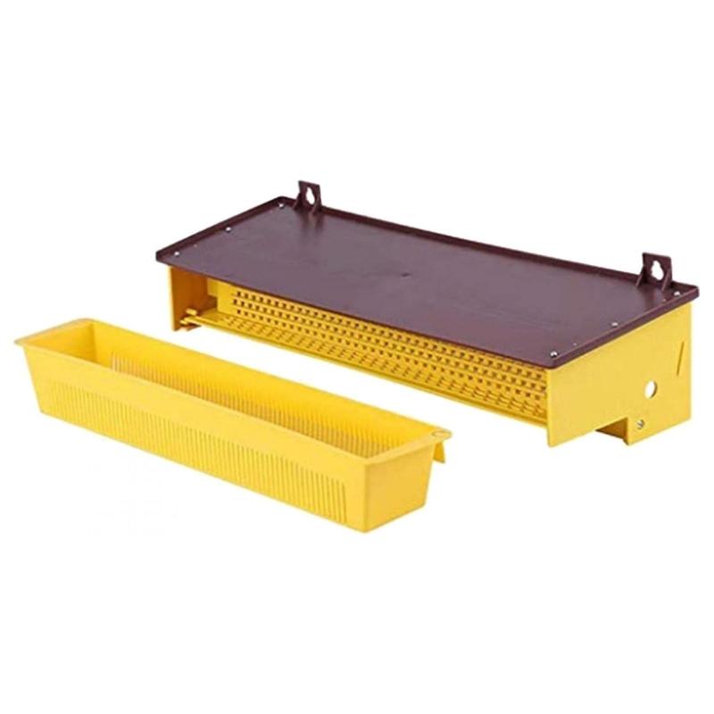 Cattura Polline Apicoltura Plastica Rimovibile Vassoio Ventilato Accessori Facili da Installare