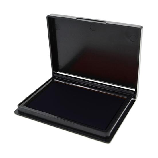 Reusable Stamp Pad Portable Ink Pad with Quick-Drying Ink Works with Rubber Metal And Wood Stamps Felt Pad for Office And Crafting