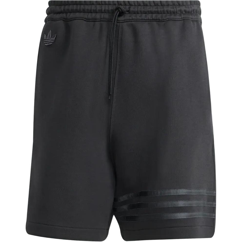 

Adidas Originals Solid Color Lace-Up Straight Leg Casual Shorts Men shorts Black HZ3747 L