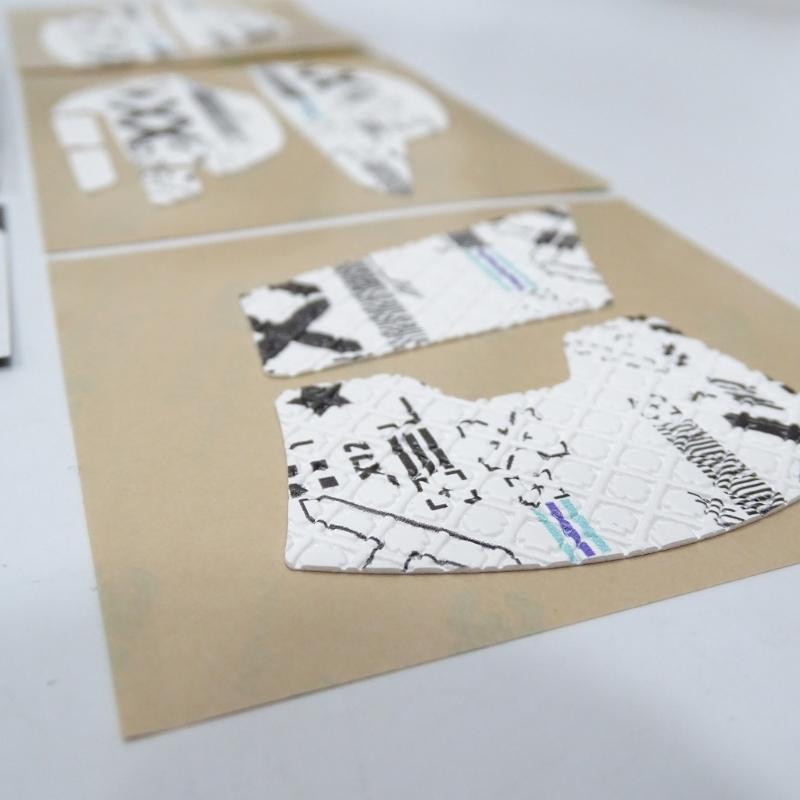 Mouse Anti Slip Grip Tape for Basilisk V3X Gaming Mouse Sweat Absorption Mouse Skin Ergonomic Mouse Grip Cover Replacement