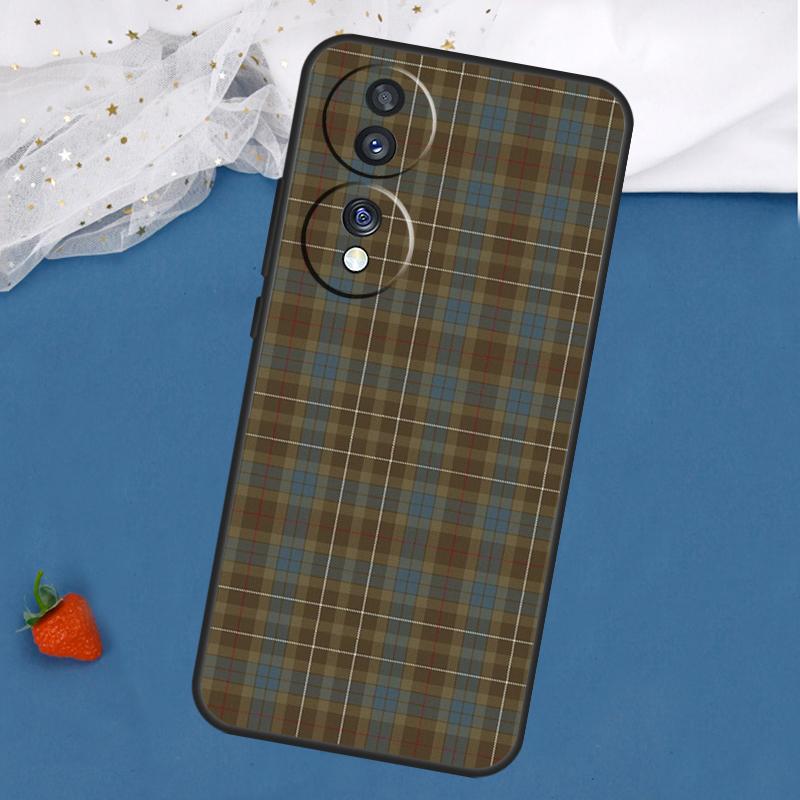 Fraser clan tartan Case For Honor Magic 7 5 6 Lite 8 Pro 200 400 50 70 90 X8c X8b X9a X9b X9c X9d Win RT Cover